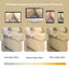 Coussin modulaire surdimensionné de 92 po avec accoudoirs extra larges en velours côtelé modulaire Cloud-756205610