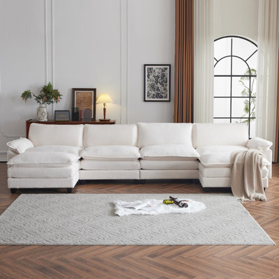 Canapé modulaire 4 places avec 2 repose-pieds Latitude Run®