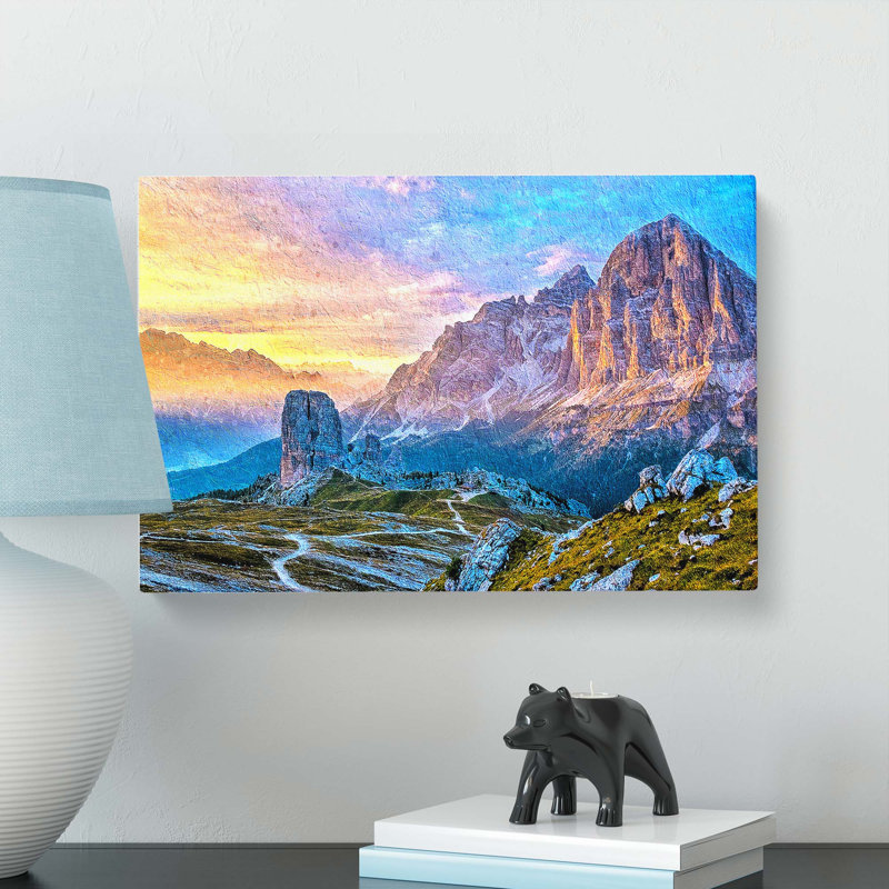Mountain View - Wrapped Canvas, 40cm H x 60cm W x 3cm D