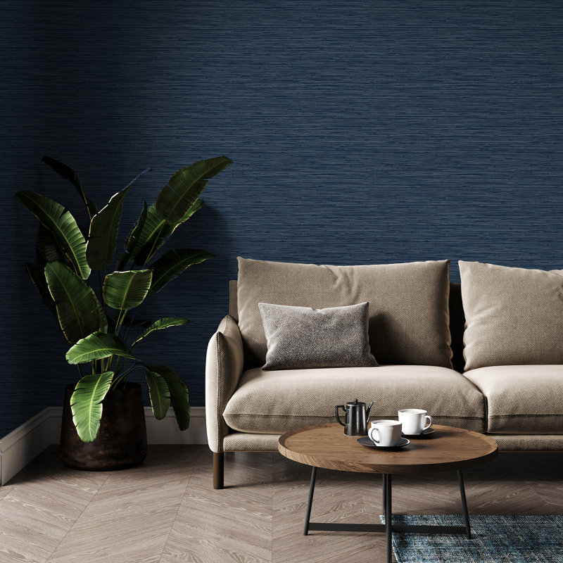 Superfresco Easy Serenity Textured Plain Wallpaper, Blue