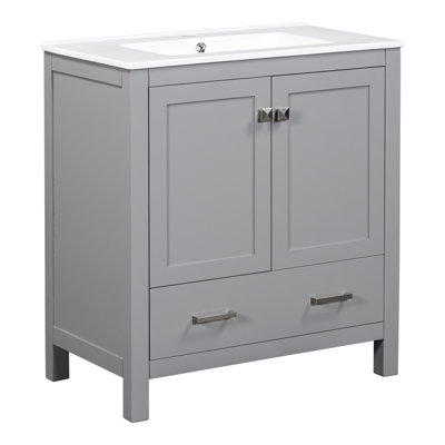 Meuble-lavabo double, - Armoire pratique avec lavabos de rangement pour la décoration