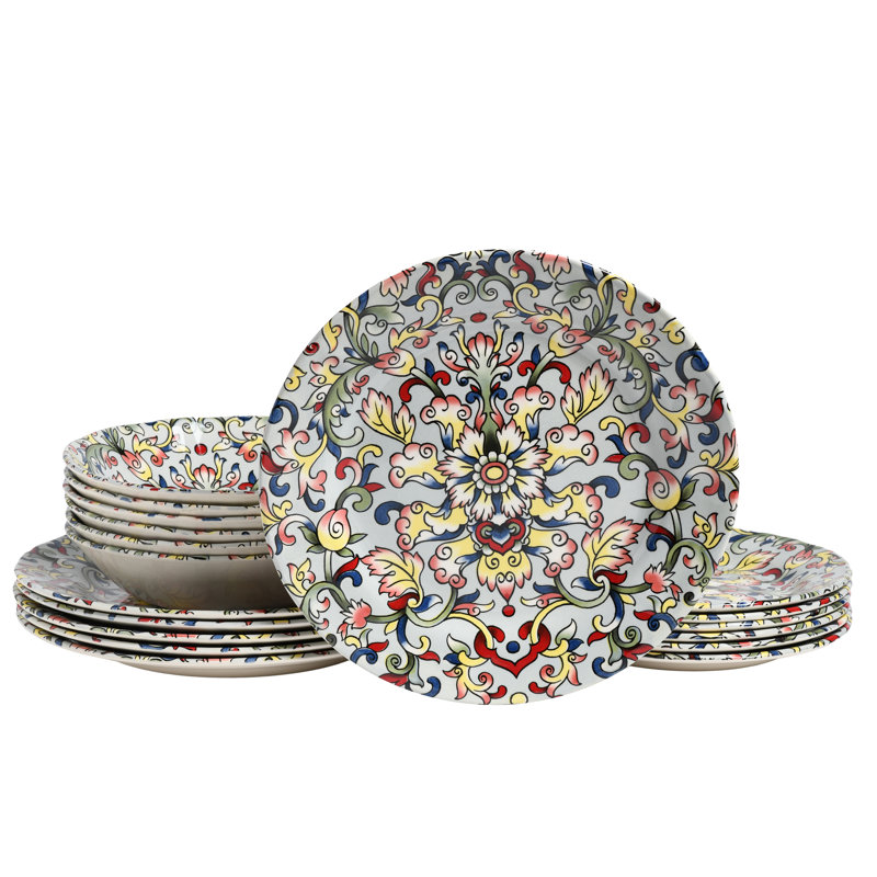 Arabesque Piece Dinnerware Set - Service for 6
