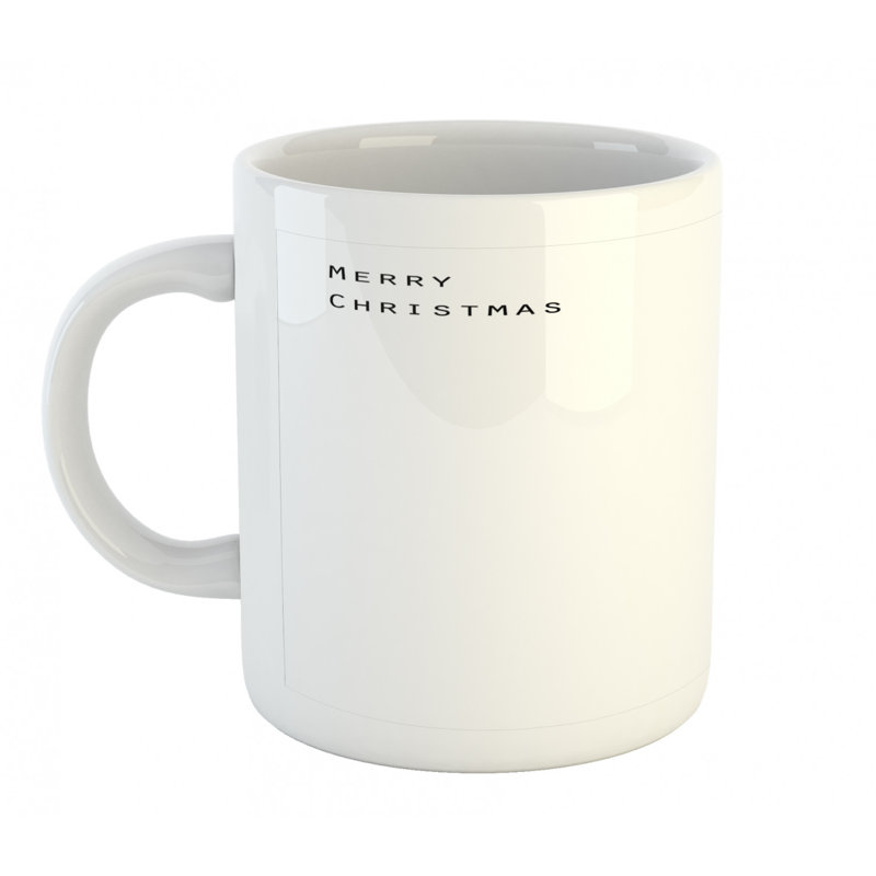 Grande tasse à café pour père noël penguins et arbre à xmas rennes