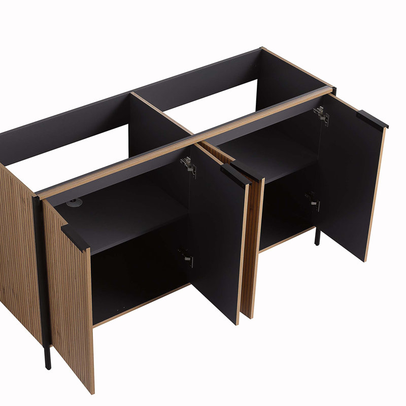 60" Freestanding Bathroom Vanity,Excluding Sink