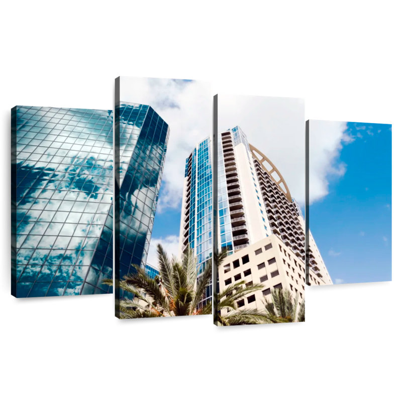 Lilie Buildings In Orlando, 48" H x 75" W