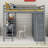 Hedieh Full Size Loft Bed with Wardrobe-553751615