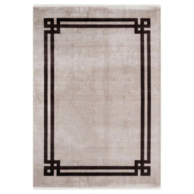 Mavera Viscose Geometric Indoor Rug