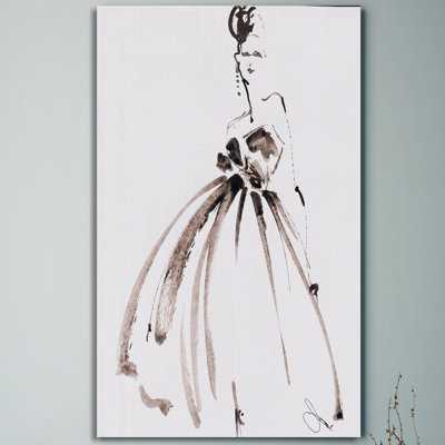 «Vanessa», reproduction sur toile tendue