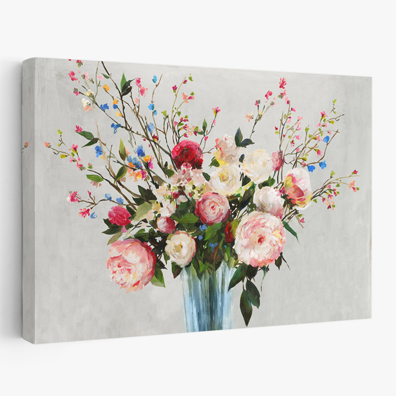 Paysage, nature, plantes, fleurs, Grenade, art mural, H 16 po x l 24 po