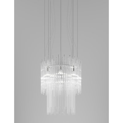 Diadema Suspension C_2 Crystal Matt Bronze 2 E26 Ul