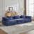 Chenille bleu foncé sélectionné