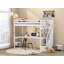 Lit simple Gulnar avec bureau intégré