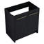 Meuble-lavabo autoportant de 30 po - châtaignier noir, Vista moderne, porte à fermeture en douceur, rangement abondant, facteur de 30 po, grand sol