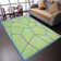 Zakk Hand Tufted Wool Eco-Friendly Area Rugs - Green & Blue | Contemporary Design | Area Rugs for living room, bedroom