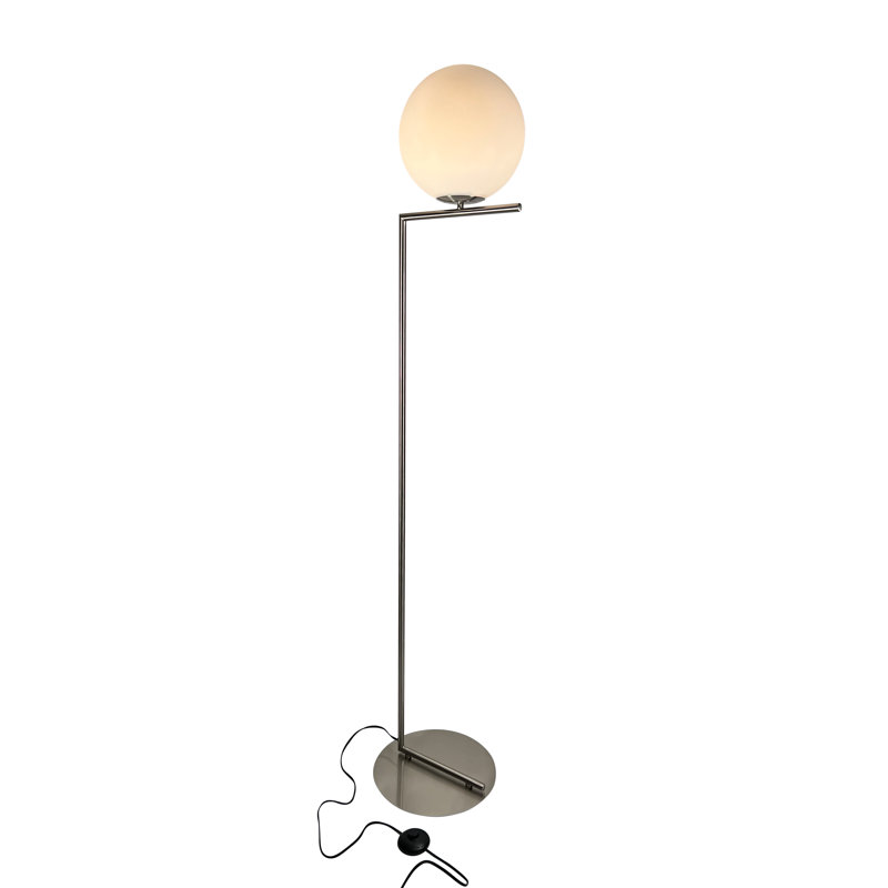 Carlyle 62'' Novelty Floor Lamp, Nickel