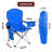 Set of 2 Camping Chairs with Built In Ice Cooler, Cup Holder, & Carrying Bag-2065282611