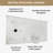60" L x 32" W Acrylic Shower Base with Left Drain, Single Threshold Rectangular Shower Pan, White, Slip-Resistant Floor-126250660