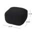 Pouf 100% coton tricoté gris foncé 20,5 x 20,5 x 16,5 - usage polyvalent 20,91 x 20,91 x 16,73