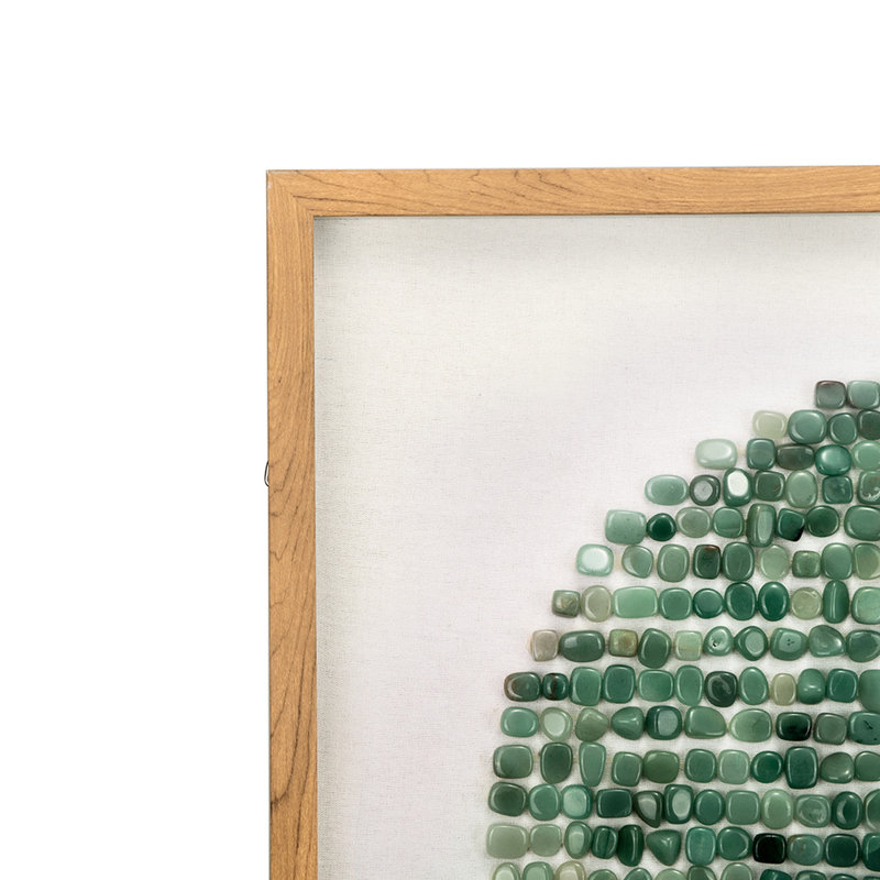 Of 2 Stone Shadow Boxes Wall Decor - Brings Style To Your Space 23.5" X 40% Ps, 15% Glass Art, 2 Adds Depth And Beauty 23.6x23.6x1.2 Inches