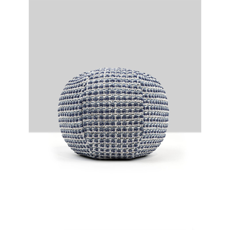 Circular Pillow Cover & Insert, Navy
