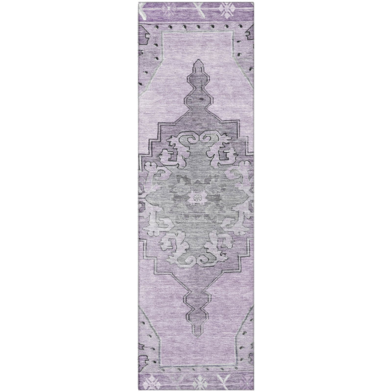 Premium Machine Washable Lubbers AMF1731 Global Rug, Runner 2'3" x 7'6"