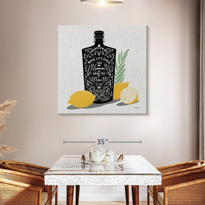 Tergel fruité spiritueux gin, H 39 po x l 39 po