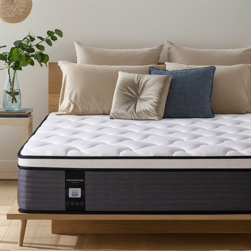 12" Medium Hybrid Mattress in a box Meith, Queen