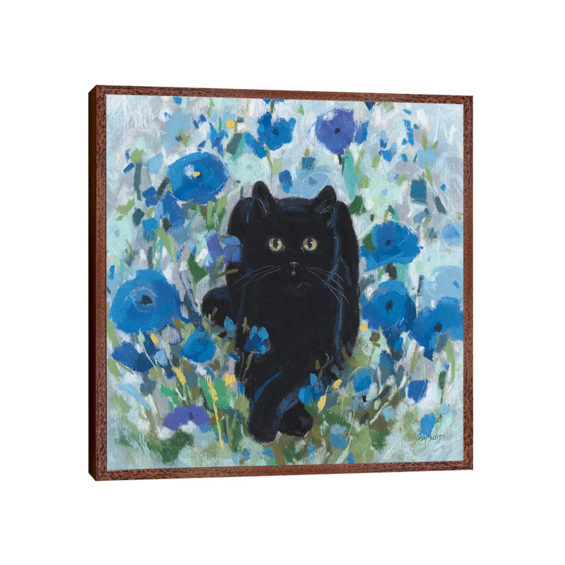 Blueming XIII by Lisa Audit - Print on Canvas, Classic Brown Wood Framed, 66.04 cm H x 66.04 cm W