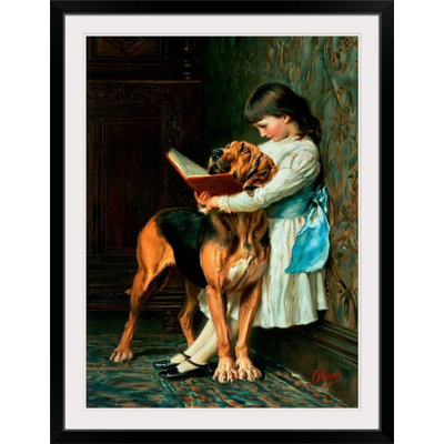 « naughty garçon, ou «obligatoire education » par l’impression de peintures Briton Riviere