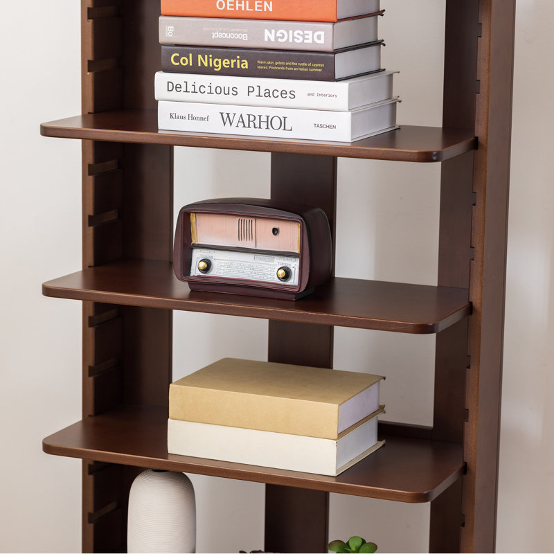Swetha Bookshelf Storage Display Rack Bookcase Adjustable Shelf, (4 Shelves) 49.8" H x 21.9" W x 11.4" D