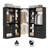 Freestanding Corner Closet Organizer 87.2" L x 39.2" W x 80" H with 5 Drawers and 12 Shelves-445517944