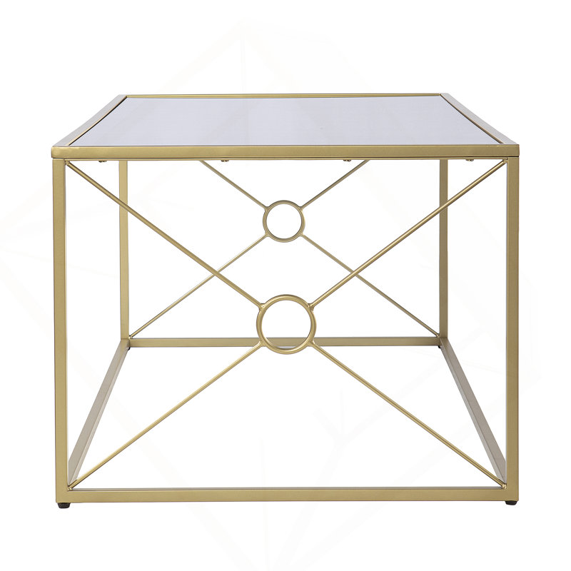 Table basse à miroir