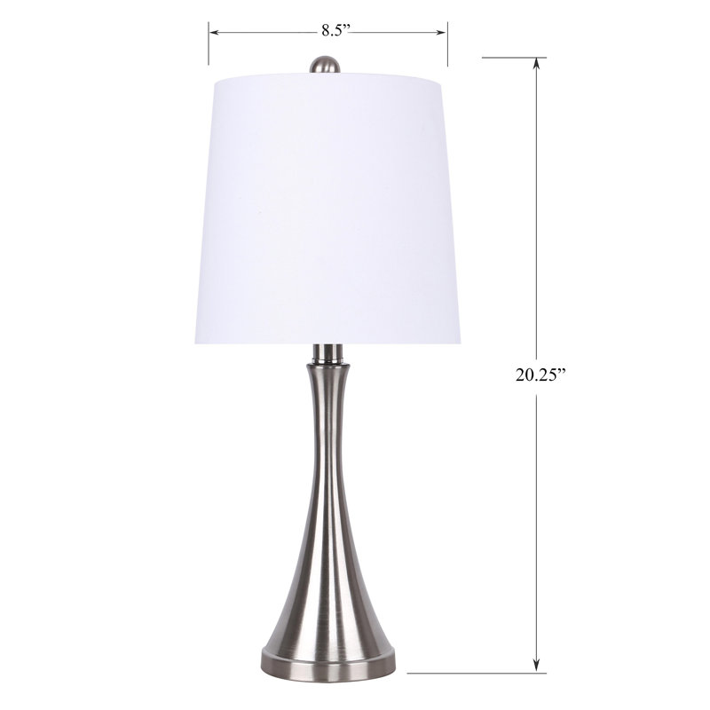Culmo Metal Table Lamp, White