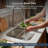 Houzer 32 in Stainless Steel Undermount Single Bowl Kitchen Sink w/ Strainer, Grid - STL-3600-C