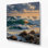 Art mural en métal Coastal Atlantic Shoreline