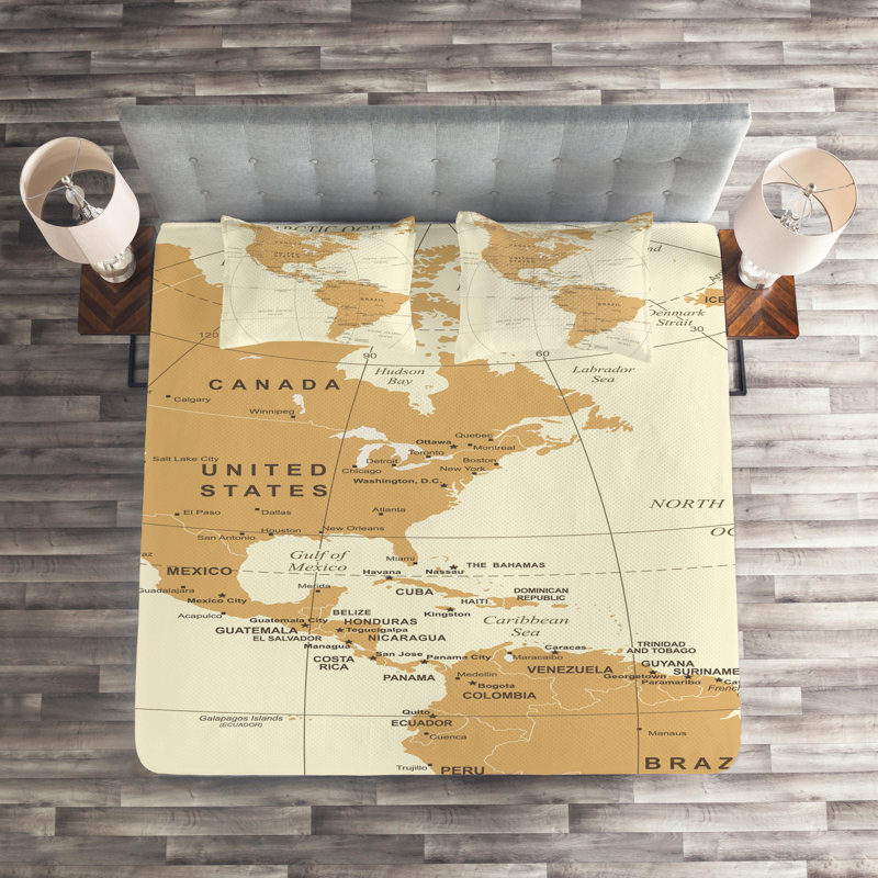 Eclectic Polyester Coverlet