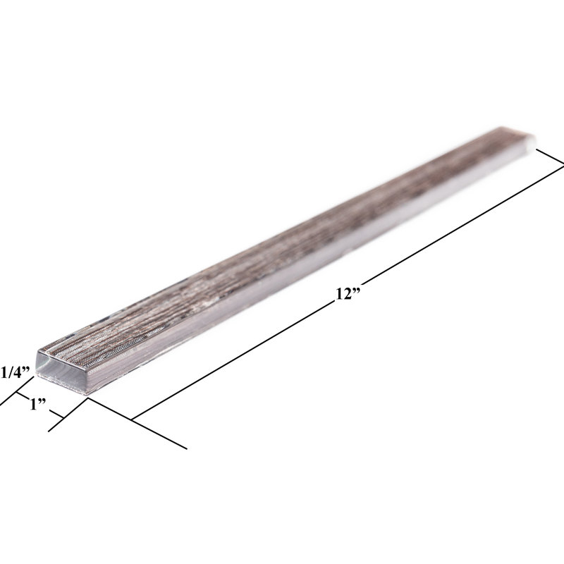 Cosmos 1" x 12" Glass Wall Tile, Brown