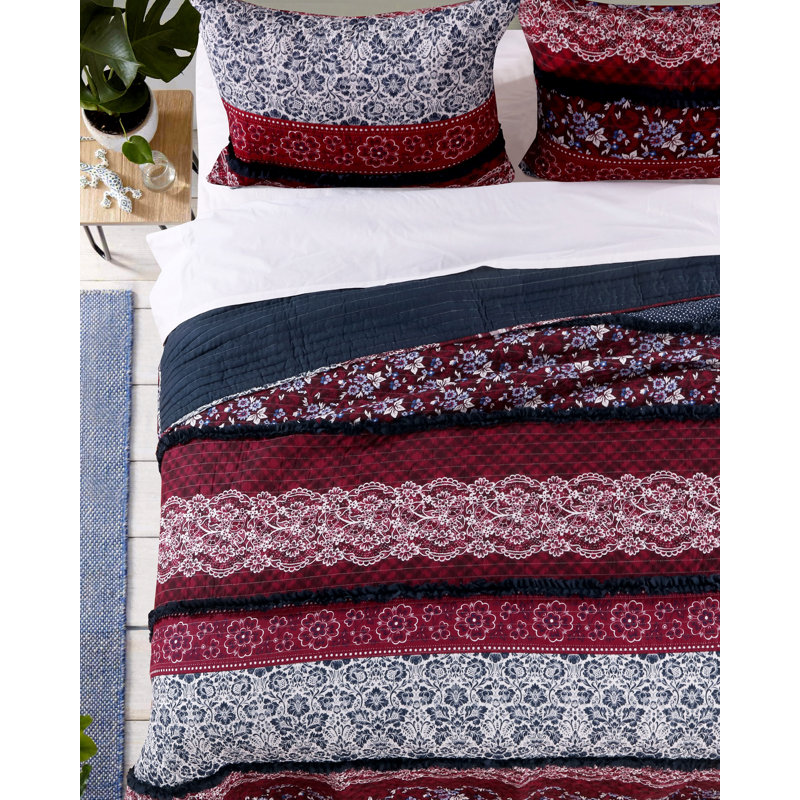 Monroe Reversible Quilt Set, Twin/Twin XL Quilt + 1 Sham