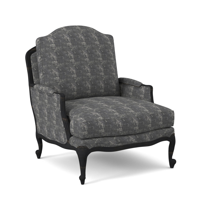 St. Helena Armchair, Margaret Lipstick, Espresso