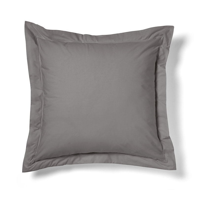 Hazelanne Solid Colour Duvet Cover with Pillowcases, Dark Grey, 220 x 240cm Duvet Cover