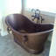 60'' x 29'' Freestanding Soaking Copper Bathtub