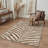 Albertslund Zebra Stripe Machine Washable Area Rug-256565503-14999150