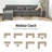 6 - Piece Upholstered Sectional Sofa With With Under Seat Storage-100519783