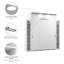 Lit escamotable double avec tablettes Arlex (81 W)-89059303
