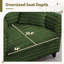 Fauteuil d'appoint simple avec accoudoirs profonds Aldora-1131609143