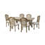 Aniso 190 cm Extendable Oak Dining Table with Wood Base