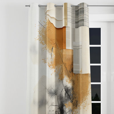 Avali - Collages Blackout Grommet Curtain - 1 panel