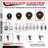 4 Piece Glass Filled Nylon Caster Set
