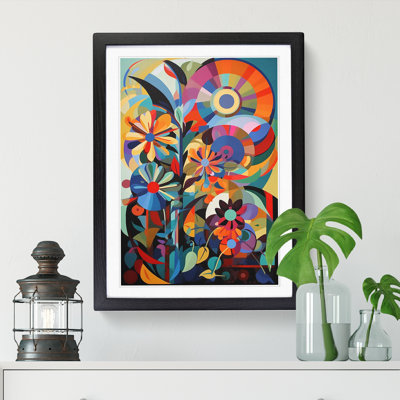 Constructivism Flowers Vol.4 - Single Picture Frame Print
