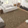 Solid Machine Washable Rug with Rubber Backing for Living Room Modern Non-Slip Dining Room Rug for Bedroom Floor Carpet for Office Nursery Playroom